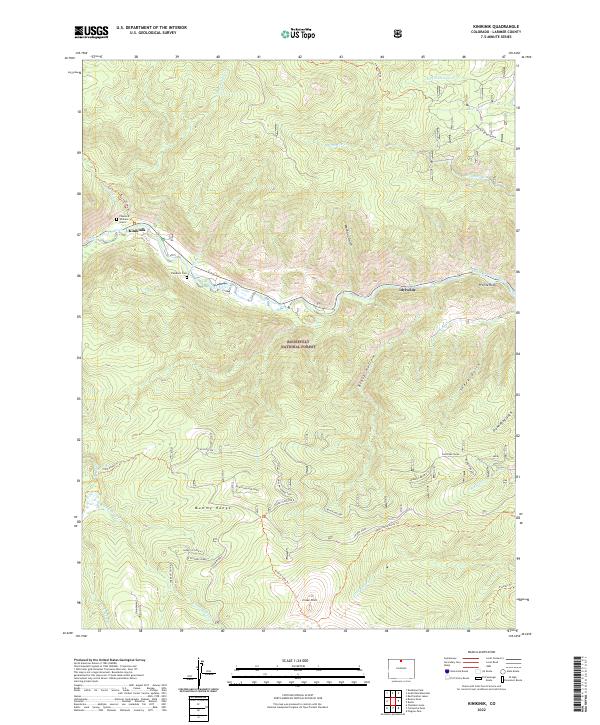 USGS Topographic Map – Kinikinik