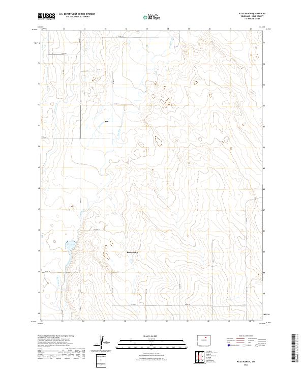 USGS Topographic Map – Klug Ranch