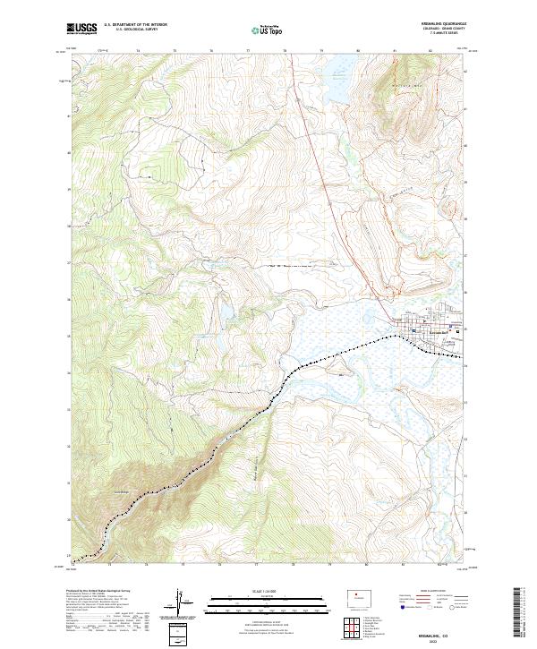 USGS Topographic Map – Kremmling
