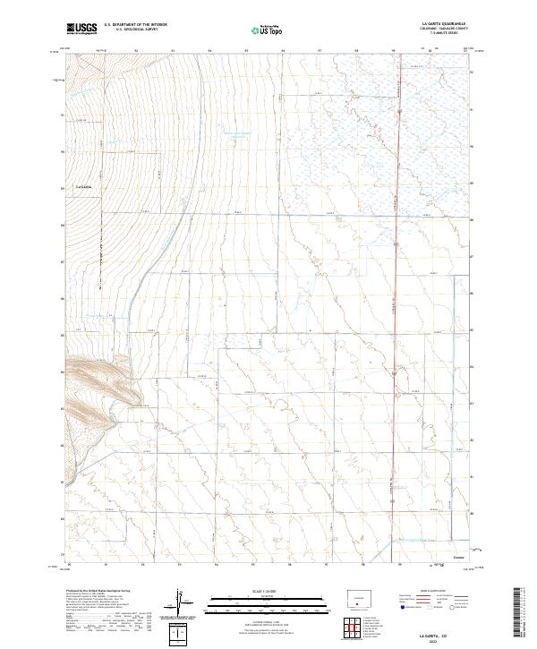USGS Topographic Map – La Garita