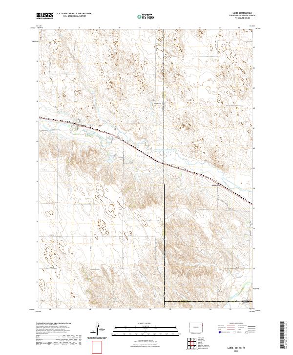2022 Map of Laird, 2022 Print