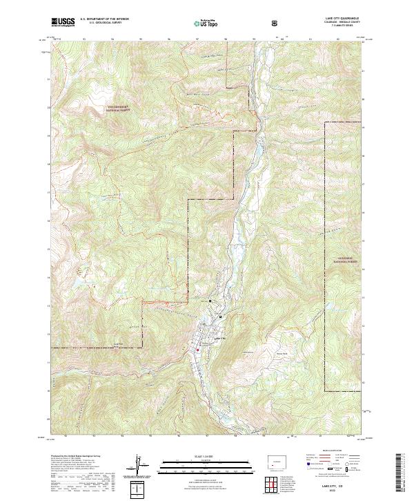 USGS Topographic Map – Lake City