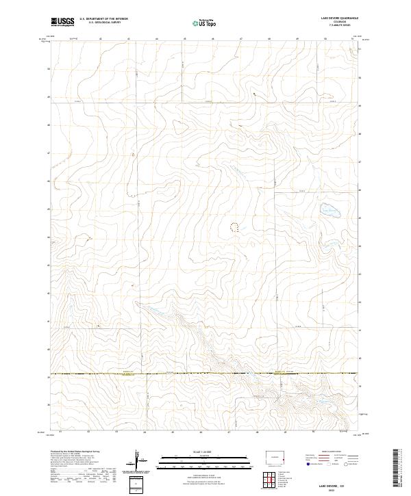 USGS Topographic Map – Lake Devore