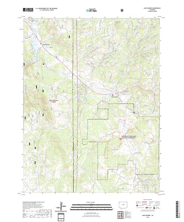USGS Topographic Map – Lake George