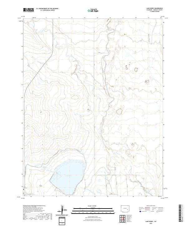 USGS Topographic Map – Lake Henry