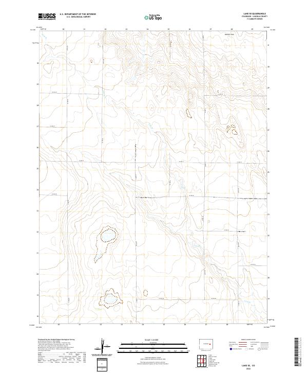 2022 Map of Lake SE, 2022 Print