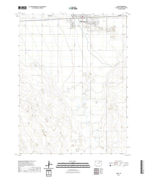 USGS Topographic Map – Lamb