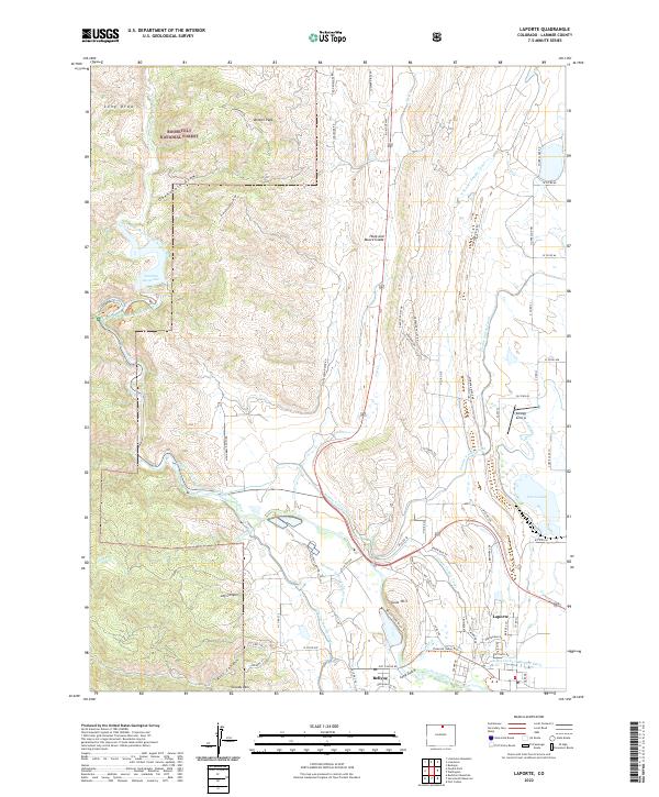 USGS Topographic Map – Laporte