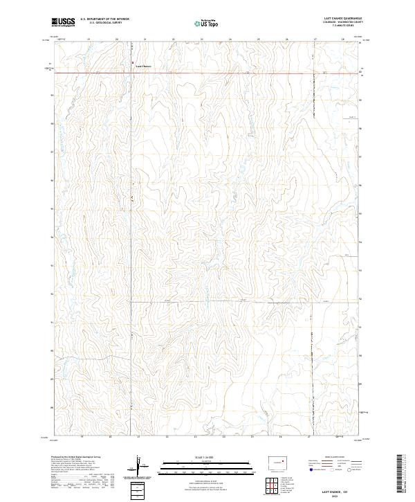 USGS Topographic Map – Last Chance