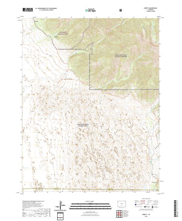 USGS Topographic Map – Liberty