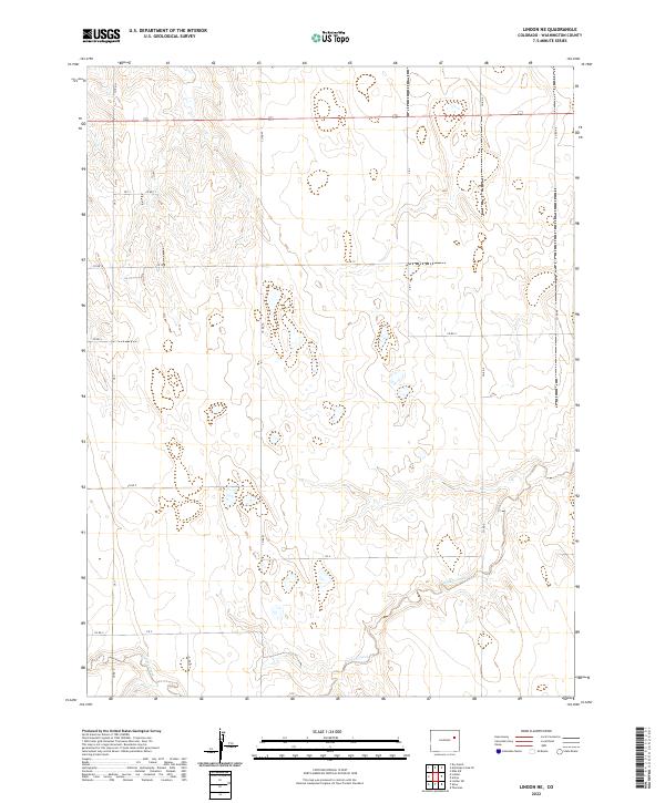 2022 Map of Lindon NE, 2022 Print