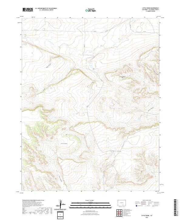 USGS Topographic Map – Little Dome