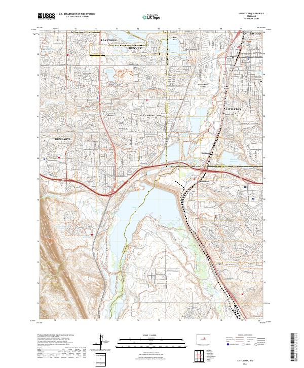 USGS Topographic Map – Littleton