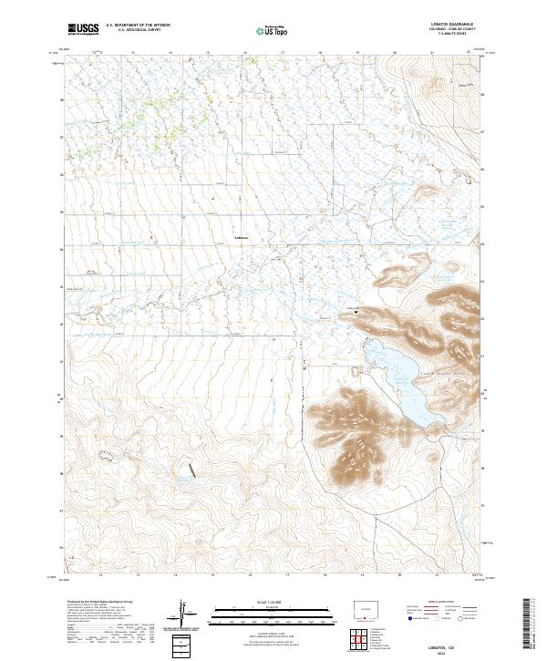 USGS Topographic Map – Lobatos
