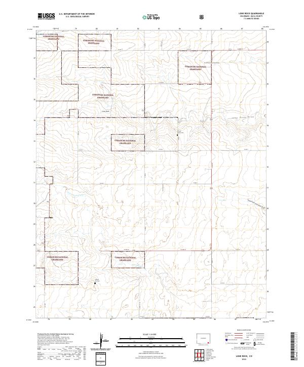 USGS Topographic Map – Lone Rock