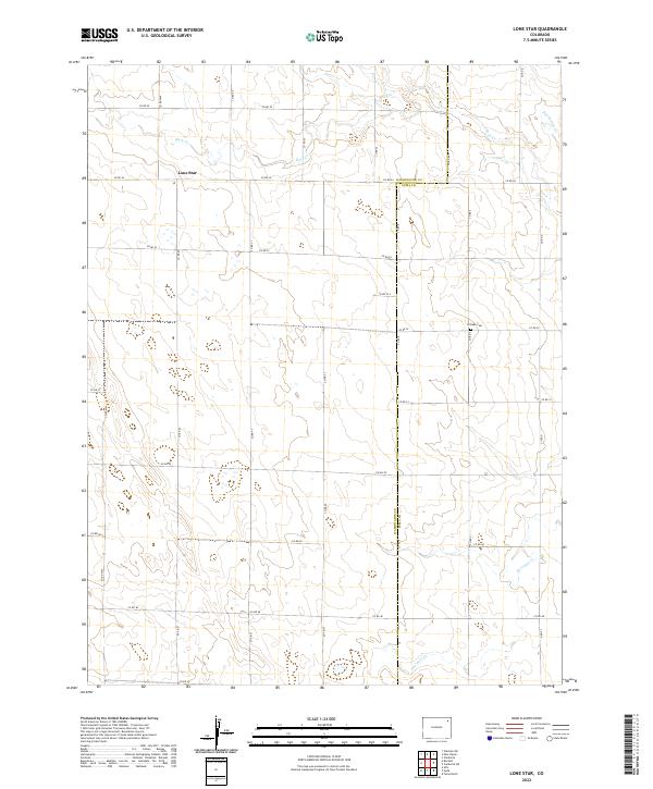 USGS Topographic Map – Lone Star