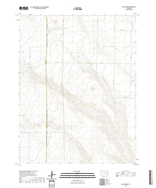 USGS Topographic Map – Long Creek
