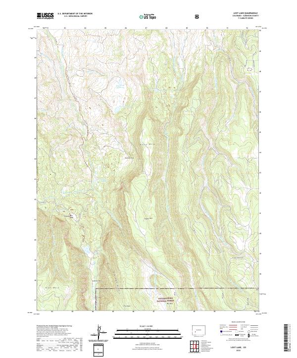 USGS Topographic Map – Lost Lake