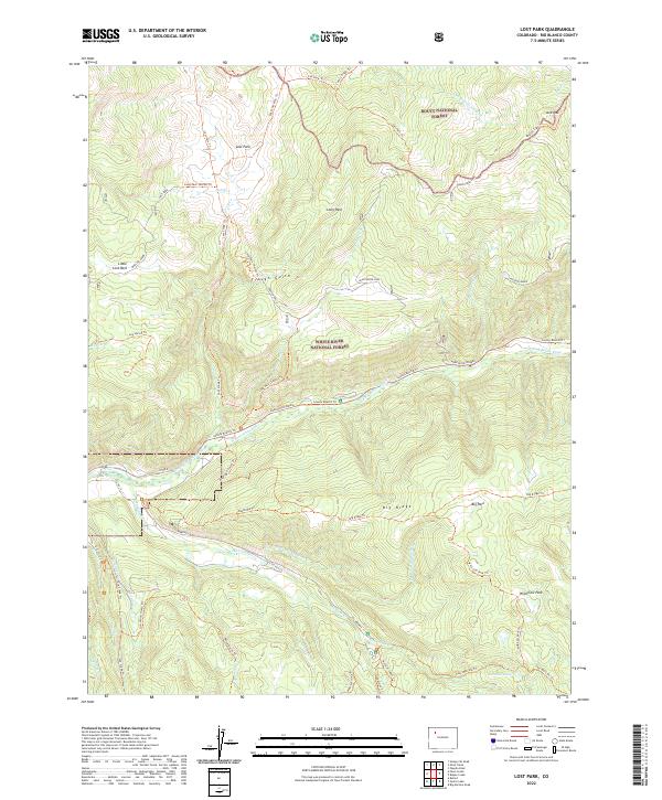 USGS Topographic Map – Lost Park