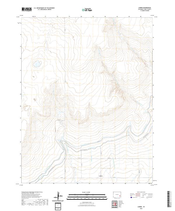 USGS Topographic Map – Lubers