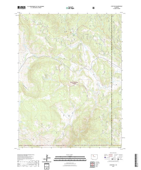 USGS Topographic Map – Lynx Pass