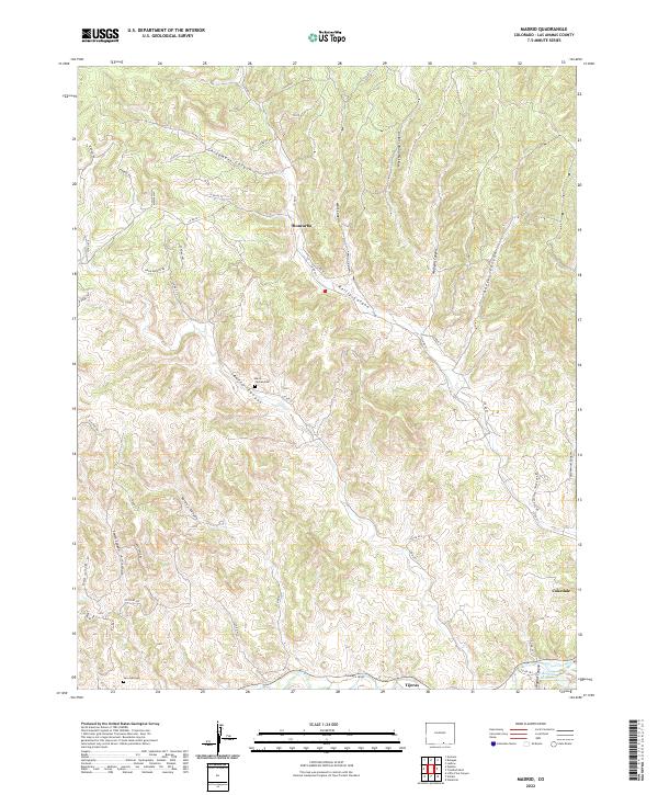 USGS Topographic Map – Madrid