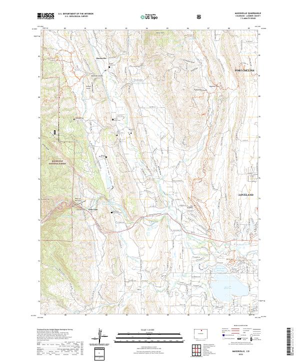 USGS Topographic Map – Masonville