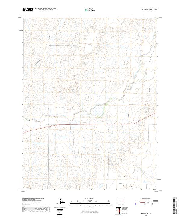 USGS Topographic Map – Matheson
