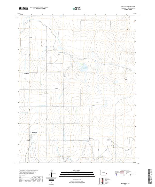 USGS Topographic Map – May Valley