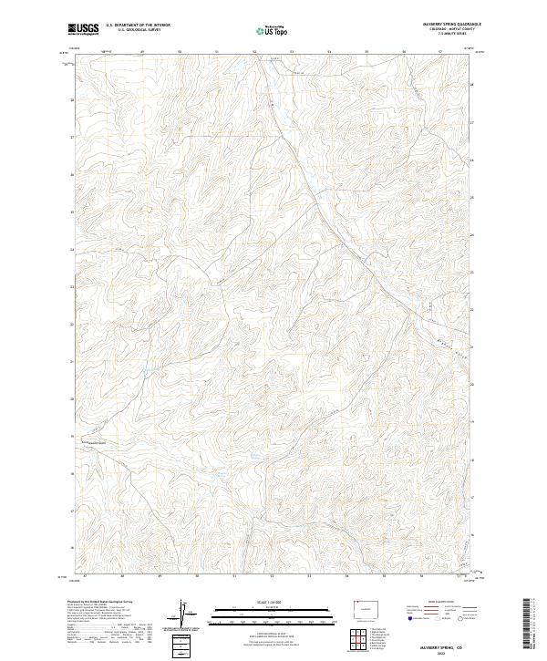 USGS Topographic Map – Mayberry Spring
