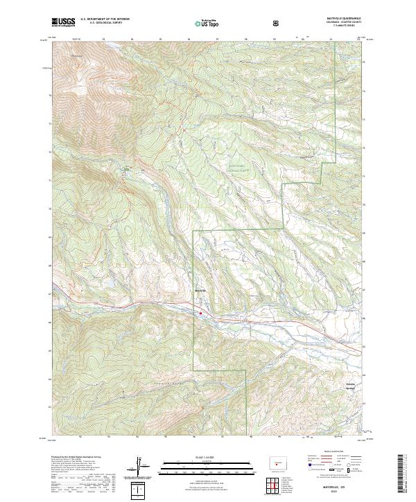 USGS Topographic Map – Maysville