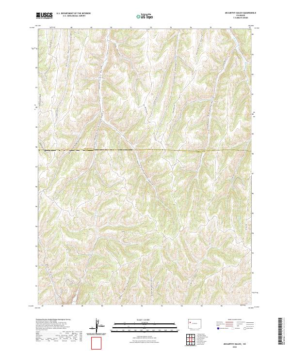 USGS Topographic Map – McCarthy Gulch