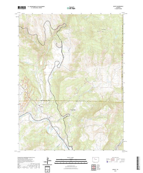 USGS Topographic Map – McCoy
