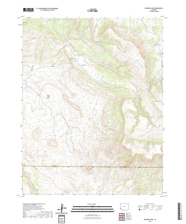 USGS Topographic Map – McKenna Peak