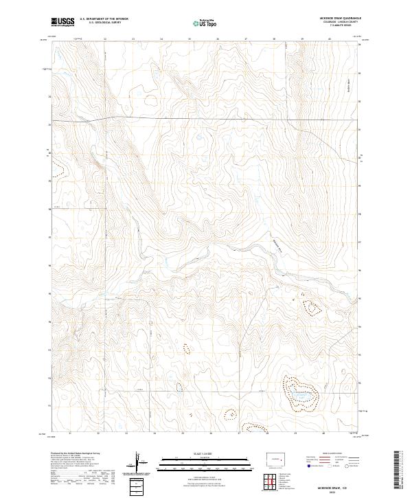 USGS Topographic Map – McKenzie Draw