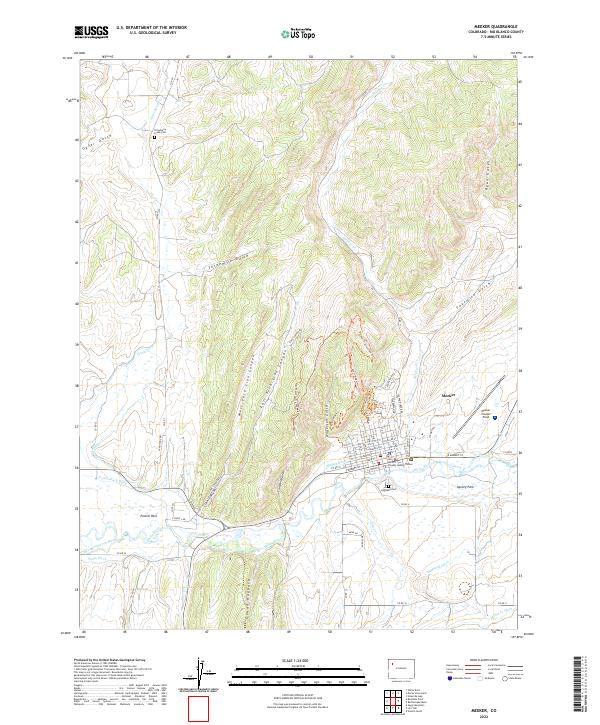 USGS Topographic Map – Meeker