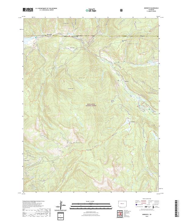 USGS Topographic Map – Meredith