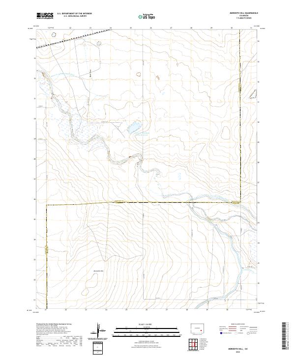 USGS Topographic Map – Meredith Hill