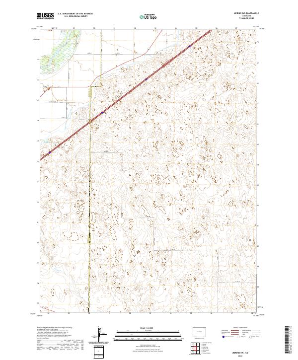 USGS Topographic Map – Merino SW