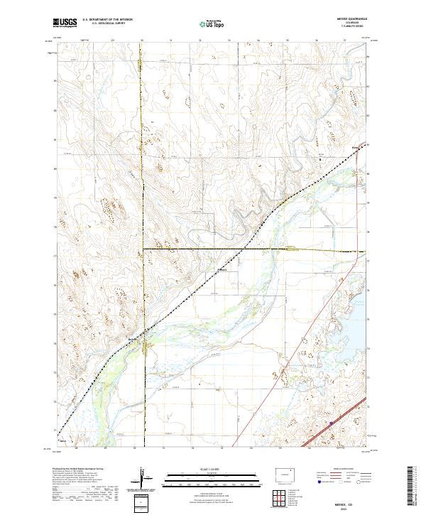 USGS Topographic Map – Messex