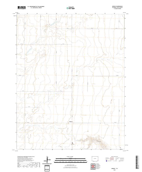 USGS Topographic Map – Midway