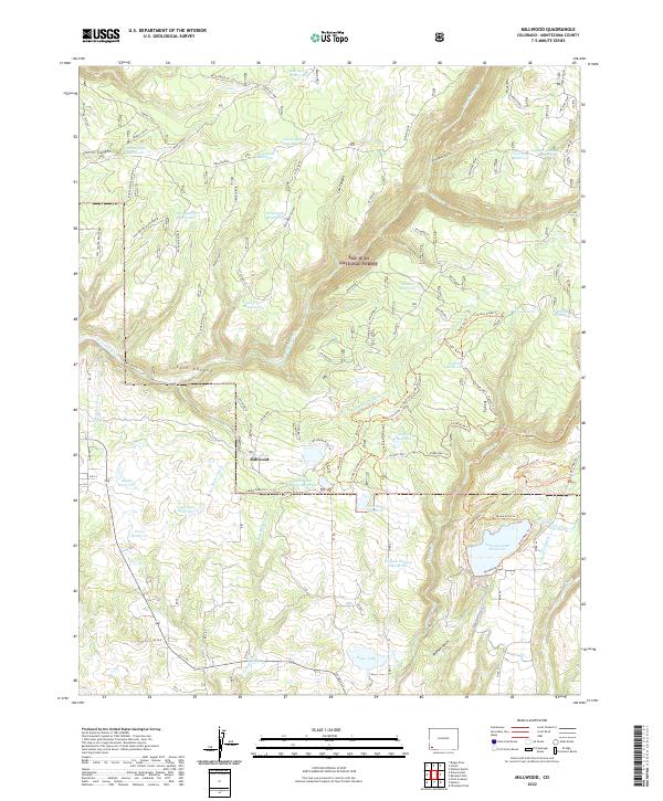 USGS Topographic Map – Millwood