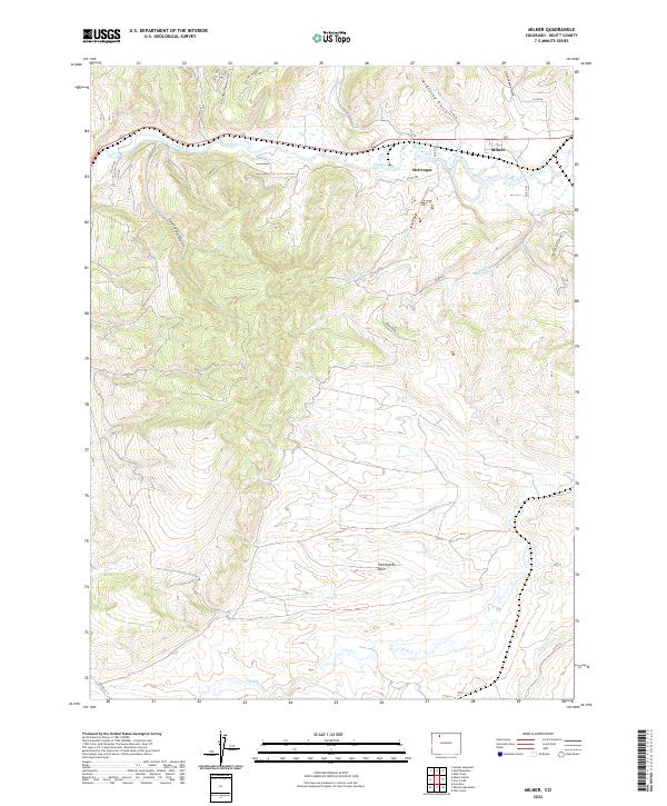 USGS Topographic Map – Milner
