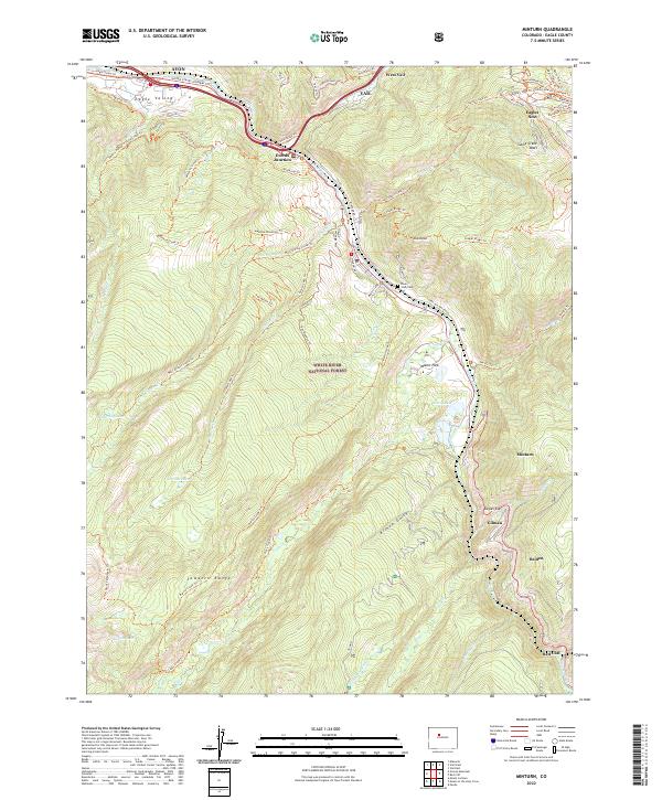 USGS Topographic Map – Minturn