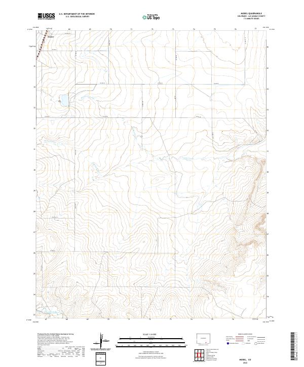 USGS Topographic Map – Model