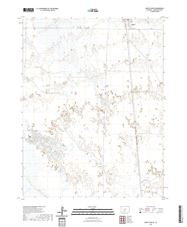 USGS Topographic Map – Moffat South