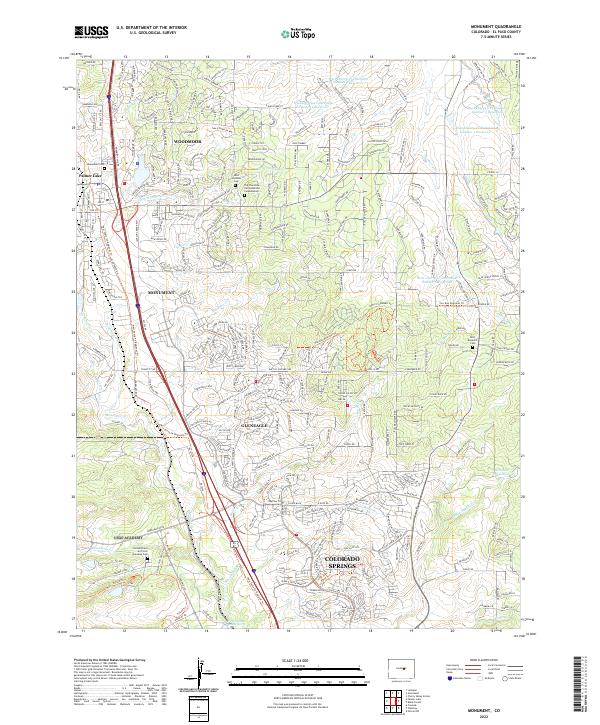 USGS Topographic Map – Monument