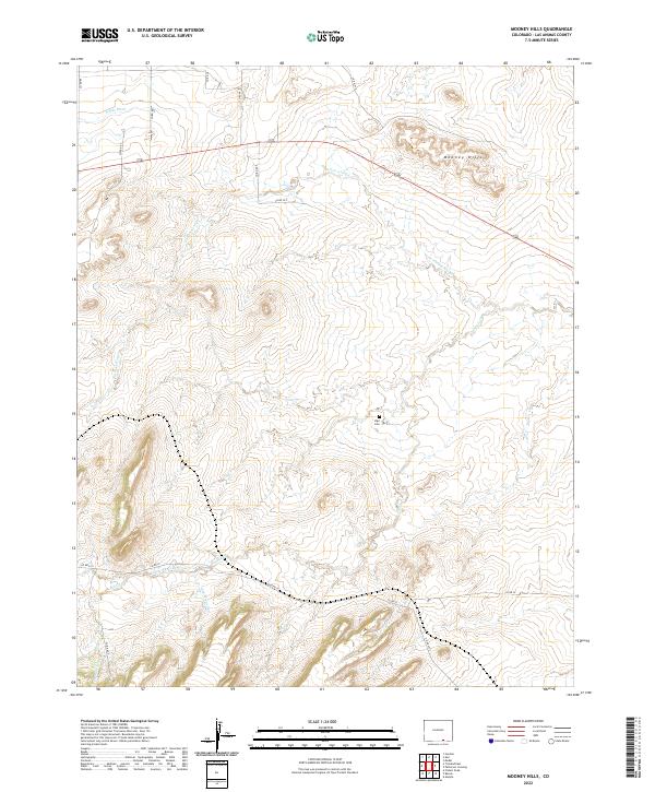 USGS Topographic Map – Mooney Hills