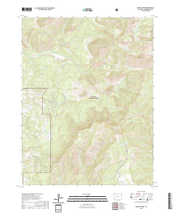USGS Topographic Map – Mount Guero