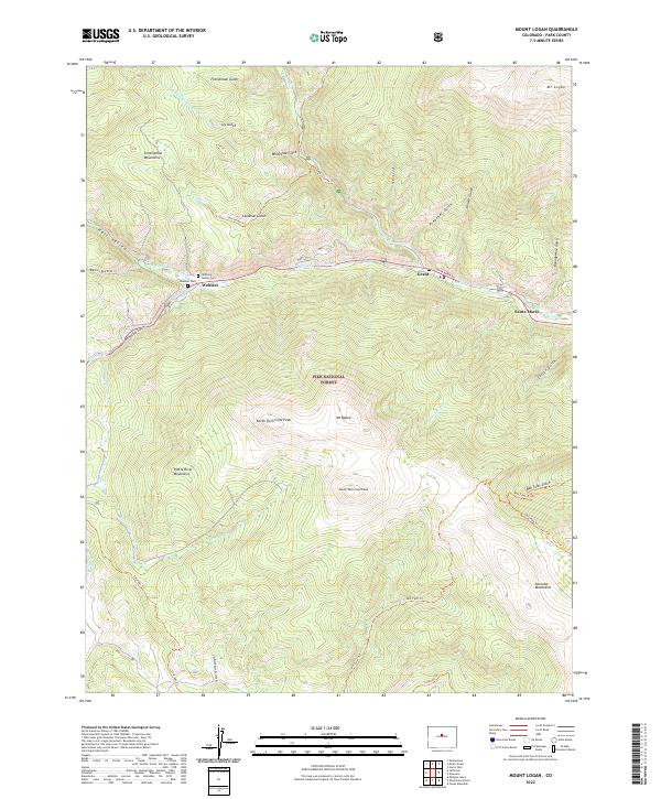 USGS Topographic Map – Mount Logan